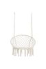Hammock Chair Macrame Swing Max 330 Lbs Hanging Cotton Rope Hammock Swing Chair for Indoor and Outdoor